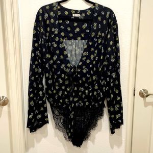 Free People Bodysuit/Blouse